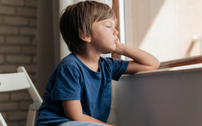 What causes depression in children?
